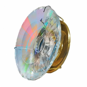 Светильник точечный прозрачный-золотой 40204-MR16-5.3-Cl-Gl ELVAN