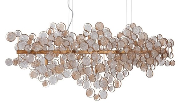 Подвесной светильник Crystal Lux Deseo SP15 L1400 Gold