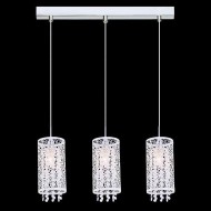 Подвесной светильник с хрусталем 1181/3 хром