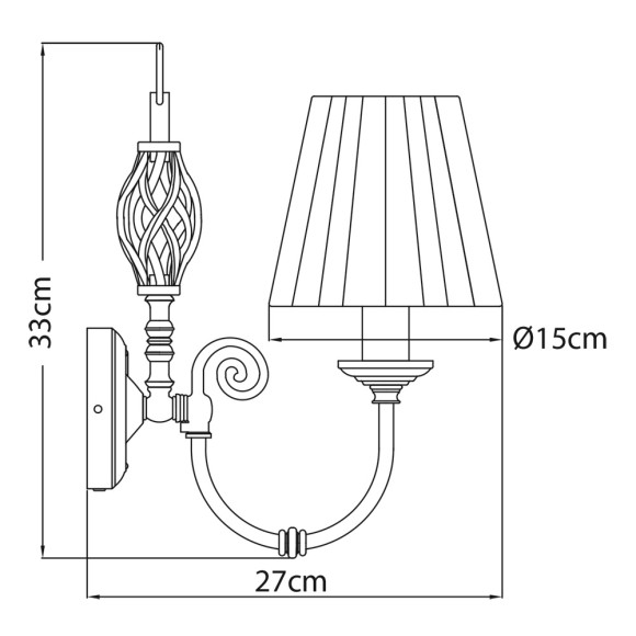 Бра Zanzibar a8390ap-1ab Arte Lamp Бра Zanzibar a8390ap-1ab Arte Lamp