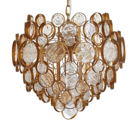 Подвесной светильник Crystal Lux Deseo SP6 D460 Gold Подвесной светильник Crystal Lux Deseo SP6 D460 Gold