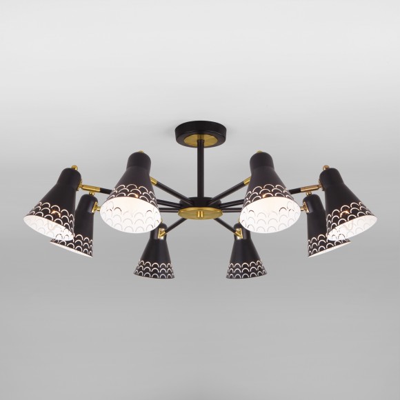 Потолочная люстра в стиле лофт 70100/8 черный Потолочная люстра в стиле лофт 70100/8 черный