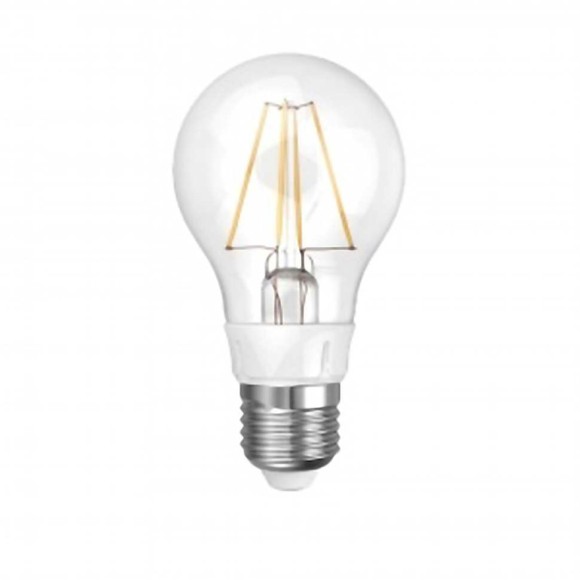 Лампа светодиодная (UL-00000198) E27 8W 3000K груша прозрачная LED-A60-8W/WW/E27/CL