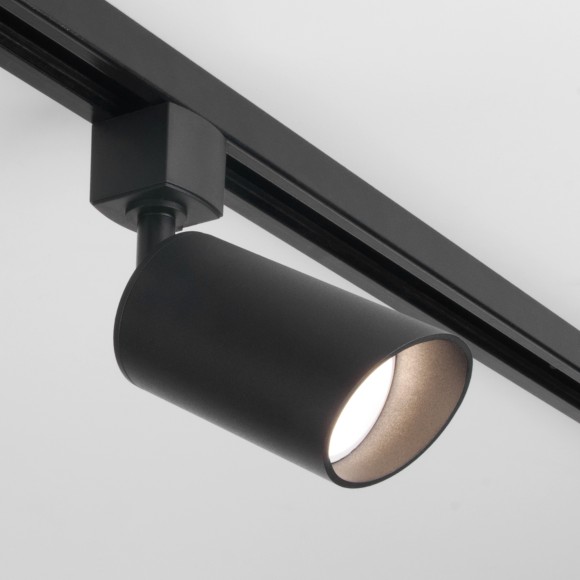Трековый светильник для однофазного шинопровода Splay GU10 черный MRL 1006 Elektrostandard