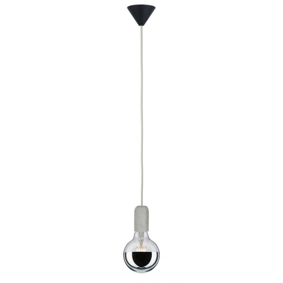 Подвесной светильник Paulmann Vintage макс.60Вт E27 230В 2м Серый/Черный Бетон Без ламп 50332