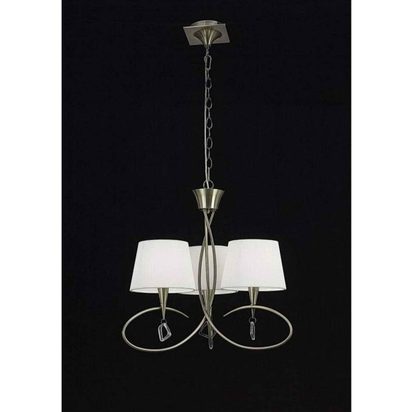 Подвесная люстра Mantra Mara Antique Brass 1620