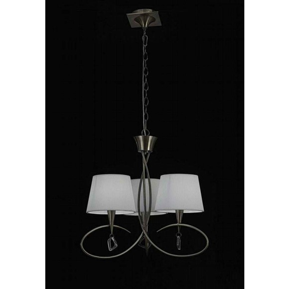 Подвесная люстра Mantra Mara Antique Brass 1620 Подвесная люстра Mantra Mara Antique Brass 1620