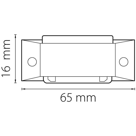 Соединитель малый прямой 3-фазы Lightstar Barra 504107