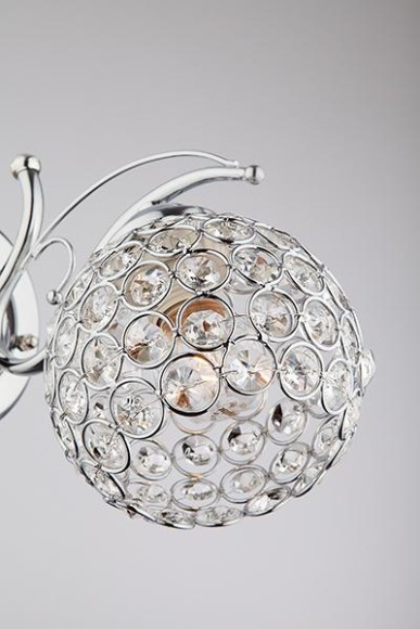 Бра со стеклянным плафоном 7777/1 хром Бра со стеклянным плафоном 7777/1 хром