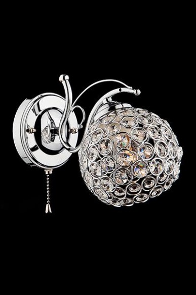 Бра со стеклянным плафоном 7777/1 хром Бра со стеклянным плафоном 7777/1 хром