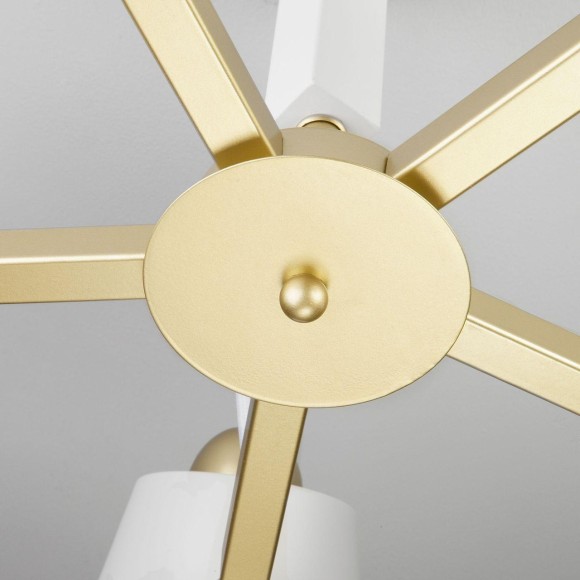 Светильник в стиле лофт с поворотными рожками 70083/5 золото Светильник в стиле лофт с поворотными рожками 70083/5 золото