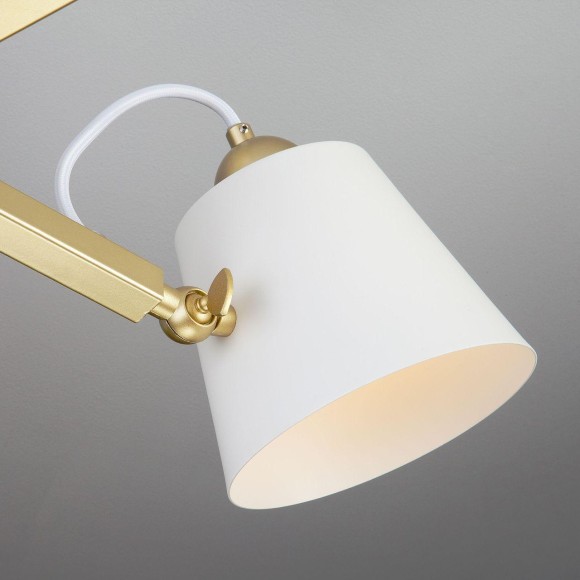 Светильник в стиле лофт с поворотными рожками 70083/5 золото Светильник в стиле лофт с поворотными рожками 70083/5 золото