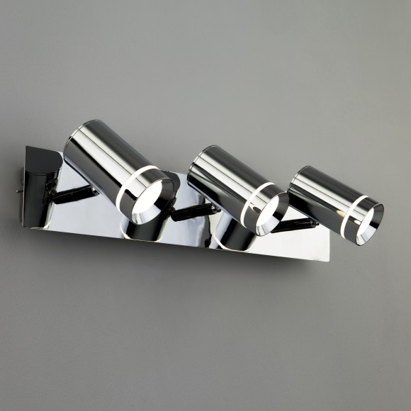 Настенный светильник с поворотными плафонами 20064/3 LED хром Настенный светильник с поворотными плафонами 20064/3 LED хром