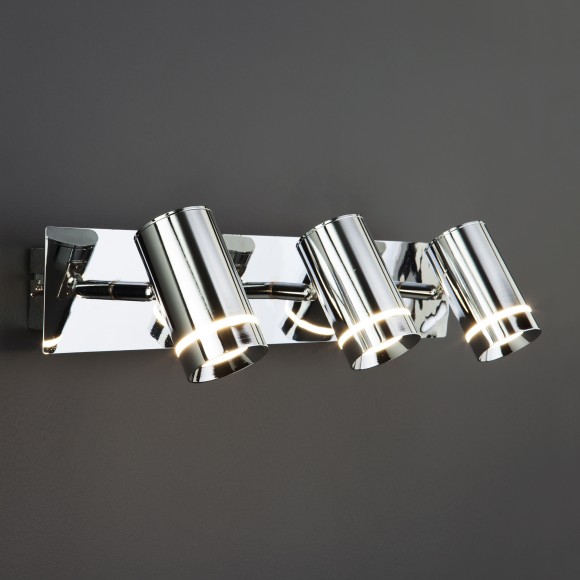 Настенный светильник с поворотными плафонами 20064/3 LED хром Настенный светильник с поворотными плафонами 20064/3 LED хром