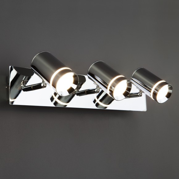 Настенный светильник с поворотными плафонами 20064/3 LED хром Настенный светильник с поворотными плафонами 20064/3 LED хром