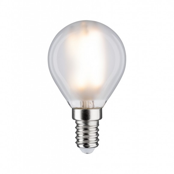 Светодиодная филаментная лампа Paulmann Капля 5Вт E14 230В Матовый Нейтральный белый Дим 28728