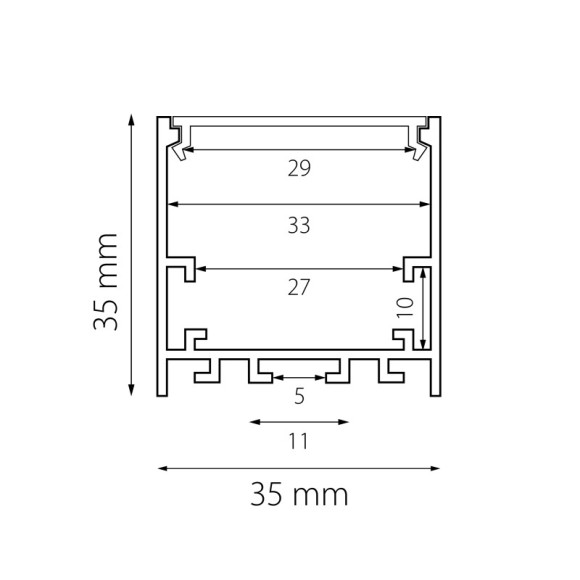 Профиль Lightstar 419261 Профиль Lightstar 419261