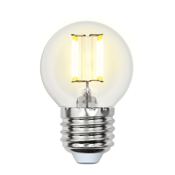 Лампа светодиодная (UL-00002208) E27 6W 4000K прозрачная LED-G45-6W/NW/E27/CL GLA01TR