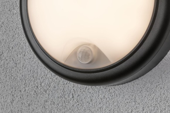 Светильник настенный уличный Paulmann 15Вт 1050лм 3000K IP44 230В Антрацит Пластик Датчик движ 94187 Светильник настенный уличный Paulmann 15Вт 1050лм 3000K IP44 230В Антрацит Пластик Датчик движ 94187