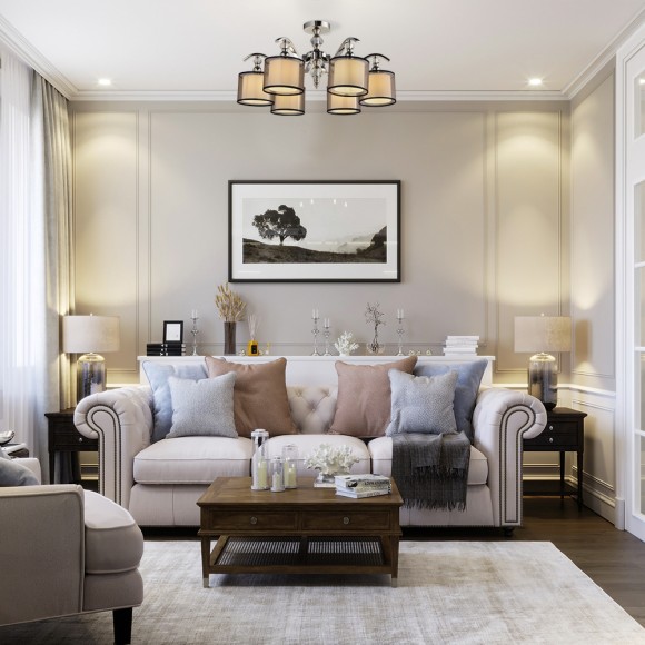 Люстра LH1052/6C-NK-CL ISPICA Lumien Hall