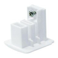 Заглушка торцевая для шинопровода (09731) Uniel UFB-C41 White