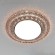 Встраиваемый точечный светильник с LED подсветкой 3028 GX53 CF кофе Elektrostandard