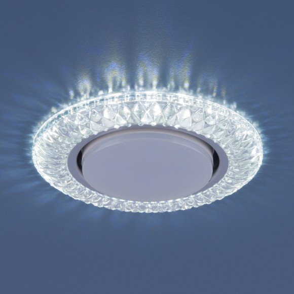 Точечный светильник со светодиодами 3020 GX53 CL прозрачный Elektrostandard Точечный светильник со светодиодами 3020 GX53 CL прозрачный Elektrostandard