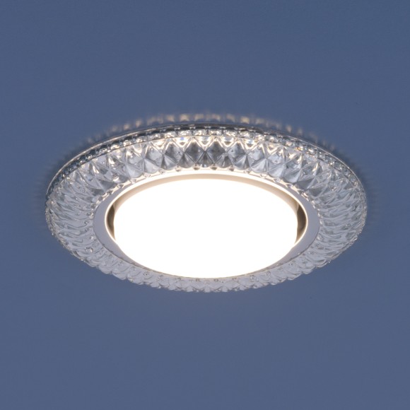 Точечный светильник со светодиодами 3020 GX53 CL прозрачный Elektrostandard Точечный светильник со светодиодами 3020 GX53 CL прозрачный Elektrostandard