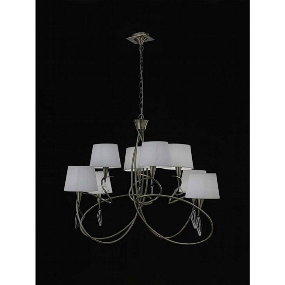 Подвесная люстра Mantra Mara Antique Brass 1634 Подвесная люстра Mantra Mara Antique Brass 1634