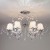 Люстра с хрусталем 10021/6 хром