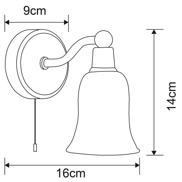 Бра Aqua-bell a2944ap-1cc Arte Lamp картинка 2 Бра Aqua-bell a2944ap-1cc Arte Lamp картинка 2