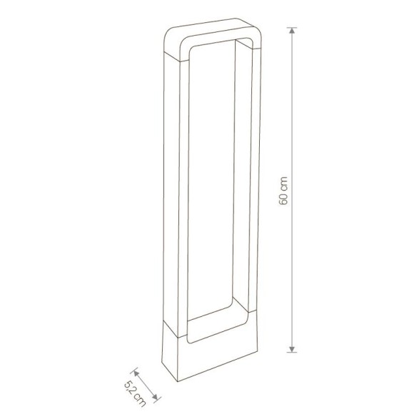 Уличный светодиодный светильник Nowodvorski Thika Led 9118 Уличный светодиодный светильник Nowodvorski Thika Led 9118
