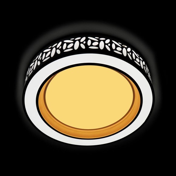 Потолочный светодиодный светильник Ambrella light Orbital Design F210 WH 96W D520