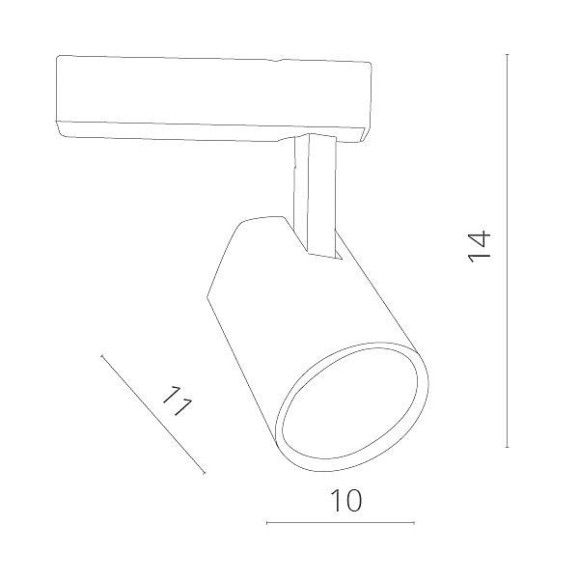 Трековый светильник Amico a1820pl-1wh Arte Lamp
