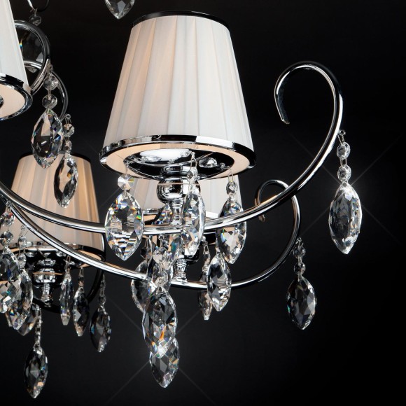 Люстра с хрусталем 10021/8 хром Люстра с хрусталем 10021/8 хром