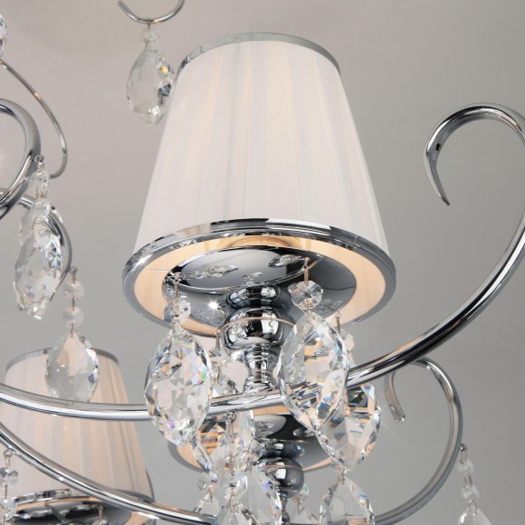 Люстра с хрусталем 10021/8 хром Люстра с хрусталем 10021/8 хром