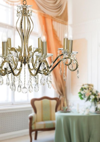 Подвесная люстра Arti Lampadari Vesuvio E 1.1.8.601 G Подвесная люстра Arti Lampadari Vesuvio E 1.1.8.601 G