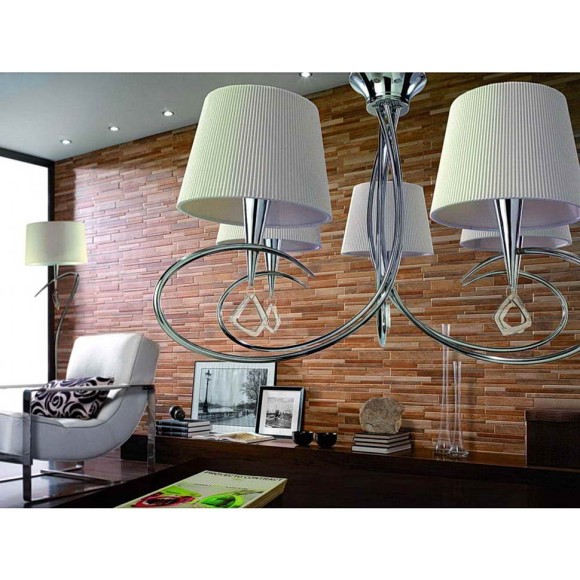 Подвесная люстра Mantra Mara Chrome 1641 Подвесная люстра Mantra Mara Chrome 1641