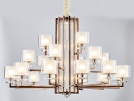 Подвесная люстра Newport 4412+6+3/C Black Nickel