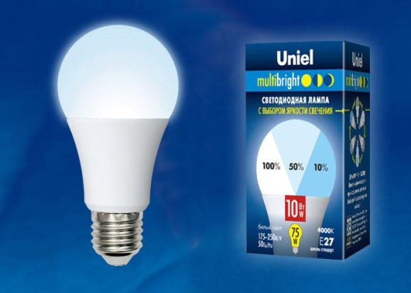 Лампа светодиодная (UL-00002372) E27 10W 4000K матовая LED-A60-10W/NW/E27/FR/MB PLM11WH Лампа светодиодная (UL-00002372) E27 10W 4000K матовая LED-A60-10W/NW/E27/FR/MB PLM11WH