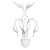 Бра Lightstar Cigno Collo Wt 751656
