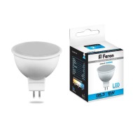 Лампа светодиодная Feron MR16 G5.3 5W 6400K Грибок матовая LB-24 25125 Лампа светодиодная Feron MR16 G5.3 5W 6400K Грибок матовая LB-24 25125