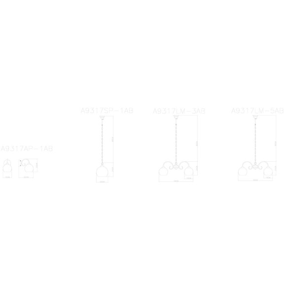 Бра Margo a9317ap-1ab Arte Lamp