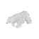 Фигурка светодиодная «Белый медведь-3» 29x58см (11033) ULD-M5829-080/STA