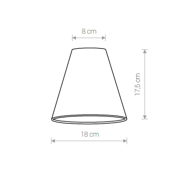 Абажур Nowodvorski Cameleon Cone S 8415