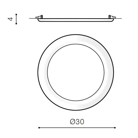 Встраиваемый светильник Azzardo Linda 30 AZ2250