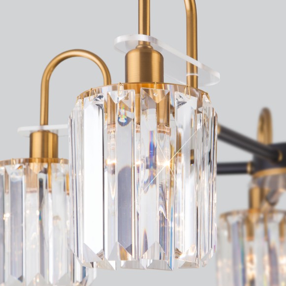 Потолочная люстра в стиле лофт 70090/8 черный Потолочная люстра в стиле лофт 70090/8 черный