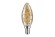 Лампа светодиодная Paulmann Свеча 2.5Вт 220лм 2500К E14 230В Золотой кроколед 28365