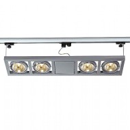 Светильник трековый 3Ph, Сardatrack серебристый 154512