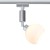 95098 Светильник URail System LED Spot Wolbi 1x3W Chrom/weiss 230V/12V Metall                       